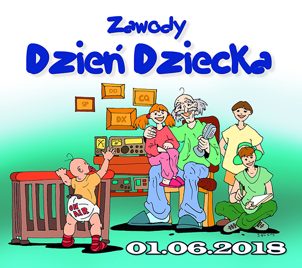 plakat zawody dzie dziecka m